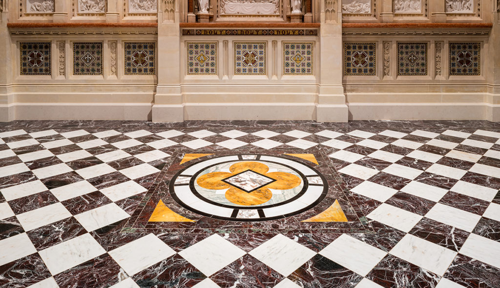 Rugo Stone is awarded the 2020 Grande Pinnacle Award for their Trinity Church Wall Street Altar & Chancel Restoration project.