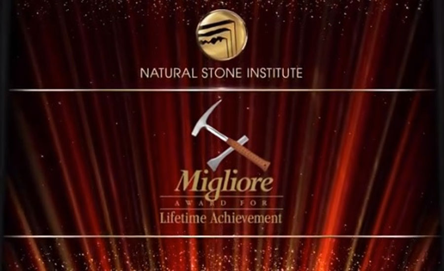 Oberlin, OH, February 15, 2022—Brett Rugo (Rugo Stone) has received the 2021 Migliore Award for Lifetime Achievement.