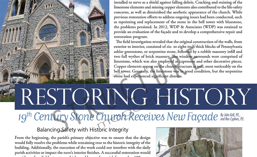 19th Century Stone Church Receives New Façade