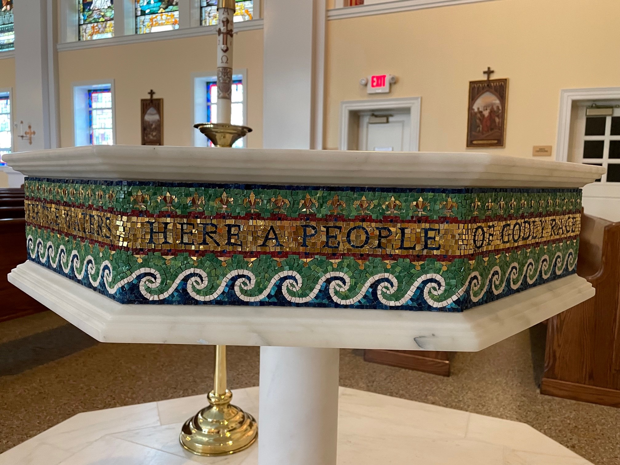 baptismal font