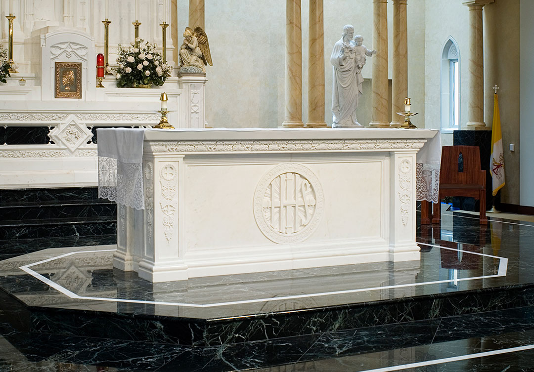 marble altar